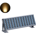 GloboStar FLOOD-Tena ��������� Wall Washer ��� ������� ������� Led 72W 6480lm 10� Dc 24V ��������� IP65 L46.5 x W7 x H16.5cm ����� ����� 2700K - ����� - 3 Years Warranty - (90221)