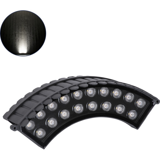 GloboStar TREELIGHT-Jina ����� ����� �������� Wall Washer ������������� ������ ������ ��� ���� - ������ Led 18W 1710lm 10� Dc 24V ��������� IP67 L29 x W11 x H10.5cm ������ ����� 4500K - ���� ������� - 3 Years Warranty - (90694)