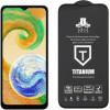 Idol 1991 Tempered Glass Samsung A04s A047 6.5'' 9H 0.25mm Titanium Semi Curved Full Glue BLACK - (5205308325243)