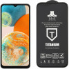 Idol 1991 Tempered Glass Samsung A23 4G A235/A23 5G A236 6.6'' 9H 0.25mm Titanium Semi Curved Full Glue BLACK - (5205308325250)