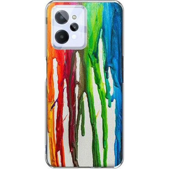 iNOS ���� Tpu Realme C31 Art Theme Vertical Watercolor - (5205598161279)