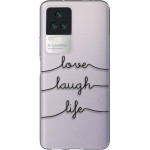 iNOS ���� Tpu Xiaomi Poco F4 5G Art Theme Love-Laugh-Life - (5205598161064)