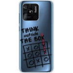 iNOS ���� Tpu Xiaomi Redmi 10C Art Theme Think Out Of The box - (5205598161477)