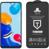 Idol 1991 Tempered Glass Xiaomi Redmi Note 11S 5G 6.6'' 9H 0.25mm Titanium Semi Curved Full Glue BLACK - (5205308315534)