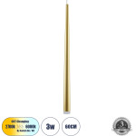 GloboStar TEARS �������� ��������� ������ Design LED CCT 3W 330lm 180� AC 220-240V - �������� �������� ���� �������� On/Off All In One ����� 6000k+������ 4500k+����� 2700k �3.2 x �51.5cm - ����� �������� - 3 Years Warranty - (61310)