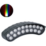 GloboStar TREELIGHT-Kina ����� ����� �������� Wall Washer �� ������������� ������ ������ ��� ���� - ������ Led 18W 1530lm 15� Dc 24V ��������� IP67 L24.5 x W7 x H8cm Rgbw DMX512 - ���� ������� - 3 Years Warranty - (90686)