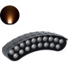 GloboStar TREELIGHT-Kina ����� ����� �������� Wall Washer �� ������������� ������ ������ ��� ���� - ������ Led 18W 1530lm 15� Dc 24V ��������� IP65 L24.5 x W7 x H8cm ������������� ��������� 2200K - ���� ������� - 3 Years Warranty - (90231)