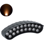 GloboStar TREELIGHT-Kina ����� ����� �������� Wall Washer �� ������������� ������ ������ ��� ���� - ������ Led 18W 1530lm 15� Dc 24V ��������� IP65 L24.5 x W7 x H8cm ������������� ��������� 2200K - ���� ������� - 3 Years Warranty - (90231)