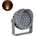 GloboStar FLOOD-Mena ��������� Wall Washer �� ������������� ������ ��� ������� ������� Led 24W 2040lm 30� Ac 220-240V ��������� IP67 L19.5 x W16 x H21cm ������������� ��������� 2200K - ���� ������� - 3 Years Warranty - (90336)