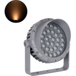 GloboStar FLOOD-Mena ��������� Wall Washer �� ������������� ������ ��� ������� ������� Led 36W 3060lm 30� Ac 220-240V ��������� IP67 L23.5 x W17.5 x H25.5cm ������������� ��������� 2200K - ���� ������� - 3 Years Warranty - (90337)