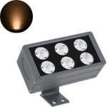 GloboStar FLOOD-Dany ��������� Wall Washer ��� ������� ������� Led 24W 2040lm 5� Dc 24V ��������� IP65 L16 x W9.5 x H7.5cm ������������� ��������� 2200K - ���� ������� - 3 Years Warranty - (90374)