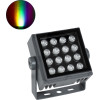 GloboStar FLOOD-Tiny ��������� Wall Washer ��� ������� ������� Led 27W 2295lm 3� Dc 24V ��������� IP65 L13.8 x W16.4 x H7cm Rgbw DMX512 - ���� ������� - 3 Years Warranty - (90370)