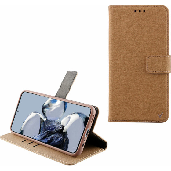 Volte-Tel ���� Xiaomi 12T/12T Pro 6.67'' Allure Magnet Book Stand Clip GOLD - (5205308324673)