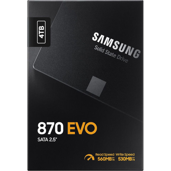 Samsung Ssd 870 Evo 2.5'' 4TB - (MZ-77E4T0BW)
