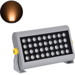 GloboStar FLOOD-Hena ��������� Wall Washer ��� ������� ������� Led 36W 3060lm 30� Ac 220-240V ��������� IP67 �30 x �6 x �17cm ������������� ��������� 2200K - ����� - 3 Years Warranty - (90445)