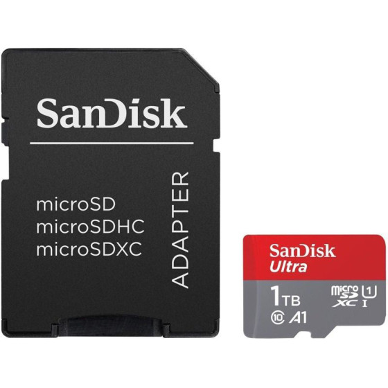 Sandisk Ultra Microsd With Sd Adapter 1 �B - (SDSQUAC-1T00-GN6MA)