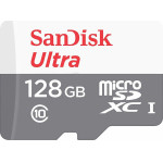 Sandisk Ultra Microsdxc UHS-I 128GB Card With Adapter - (SDSQUNR-128G-GN6MN)