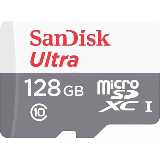 Sandisk Ultra Microsdxc UHS-I 128GB Card With Adapter - (SDSQUNR-128G-GN6MN)