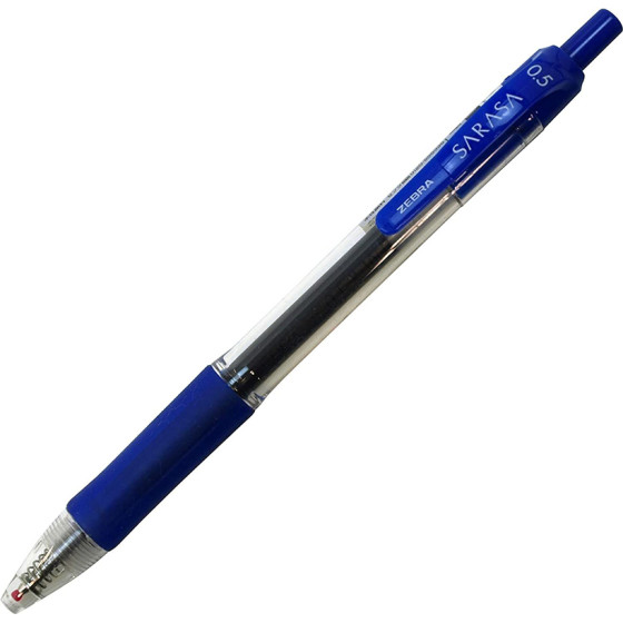 Zebra Sarasa Retractable Gelpen 0,5mm Blue - (ZB-46720)