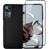 Vivid Set Silicone Case + Full Face Tempered Glass Xiaomi 12T/12T Pro Black - (VISILI264GLASSBK)