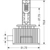 Lampa D3S/D3R 12/24V 35W 6.000K 8000lm Led Seoul CSP-3570cHips Can Bus Plug & Play - 2���. - (58552)