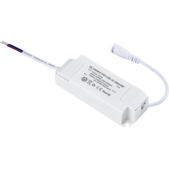 GloboStar Abs �������� ����������� Selv ��� �������� Led 9-21W Ac 200-240V �� Constant Current Dc 36-54V/300mA�5% PF0.95 IP20 M11 x �4.3 x �2.5cm - Tuv Certified Driver - 5 Years Warranty - (60222)