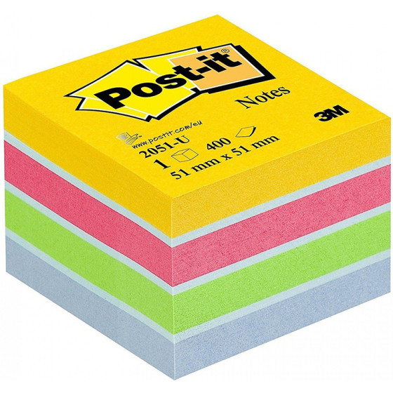 3M ����������� �������� Post-It 51 x 51 Mm Ultra ���������� (400 �����) - (2051U)