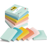 3M ����������� �������� Post-It 76 x 76 Mm (Beachside Color) (100 �����,6���) (654-6-���) - (654-6-BEA)