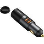 Baseus Car Charger Share Together 2x Usb / Cigarette Lighter socket, PPS, PD3.0, QC4.0+, SCP, 120W Gray - (CCBT-D0G)