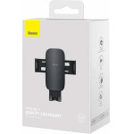 Baseus Car Mount Metal Age Ii Gravity On The Vertical And Horizontal Ventilation Grill Black - (SUJS000001)