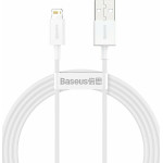 Baseus Lightning Superior Series cable, Fast Charging, Data 2.4A, 1.5m White - (CALYS-B02)
