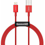 Baseus Lightning Superior Series cable, Fast Charging, Data 2.4A, 1m Red - (CALYS-A09)