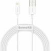 Baseus Lightning Superior Series cable, Fast Charging, Data 2.4A, 1m White - (CALYS-A02)