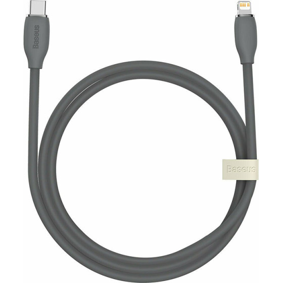 Baseus Type C - Lightning Jelly Liquid Silica Gel Cable 20W 1.2m Black - (CAGD020001)