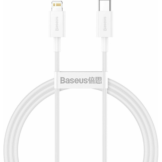 Baseus Type-C - Lightning Superior Series Fast Charging Data Cable Pd 20W 1m White - (CATLYS-A02)