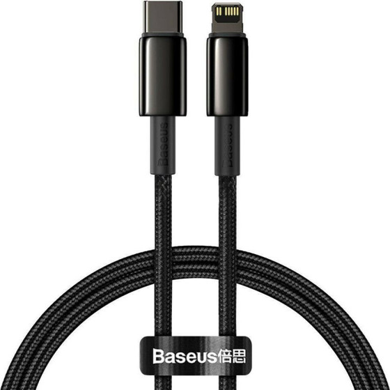 Baseus Type-C - Lightning Tungsten Gold Fast Charging Cable Pd 20W 1m Black - (CATLWJ-01)