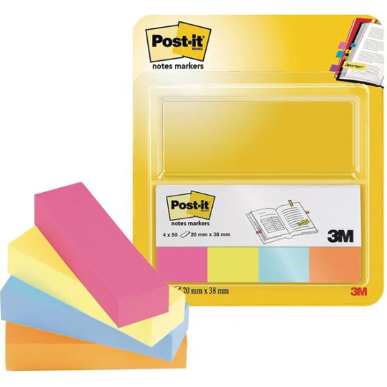 3M ������������� Post-It 12,7 x 44,4 Mm (��� 4 ��������) - (670-4-POP)