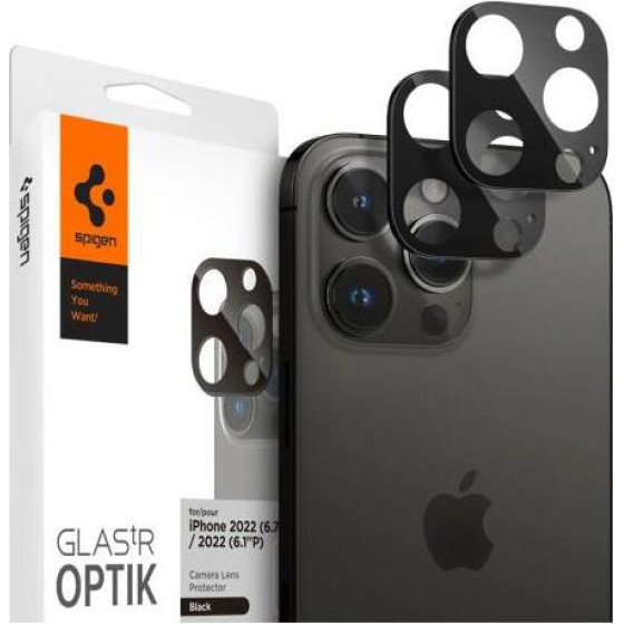 Spigen Tempered Glass Full Face Glas.Tr Optik ��� ������� ������� Apple Iphone 14 Pro/ 14 Pro Max ����� (2 ���.) - (AGL05273)