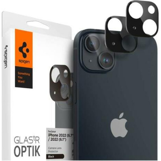 Spigen Tempered Glass Full Face Glas.Tr Optik ��� ������� ������� Apple Iphone 14/ 14 Plus ����� (2 ���.) - (AGL05274)