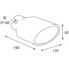 Lampa ���� (������) ��������� ���� TS-76 37 60mm (�����: 190mm / ������: 100mm ) - 1 TEM. - (60128)