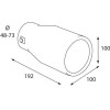 Lampa ���� (������) ��������� ��������� TS-72 48 73mm (�����: 192mm / ������: 100mm ) - 1 TEM. - (60122)
