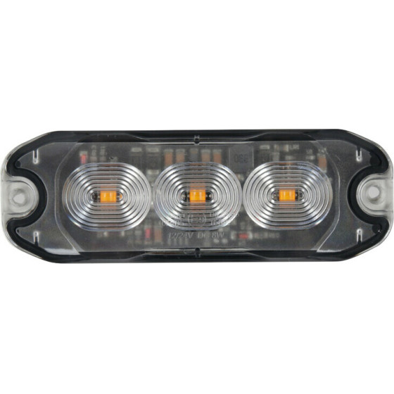 Lampa ������� ��������� 12/24V 3 Led 4 ������� ��������� IP67 (�����: 7mm) 88x30mm - 1 TEM. - (72989)