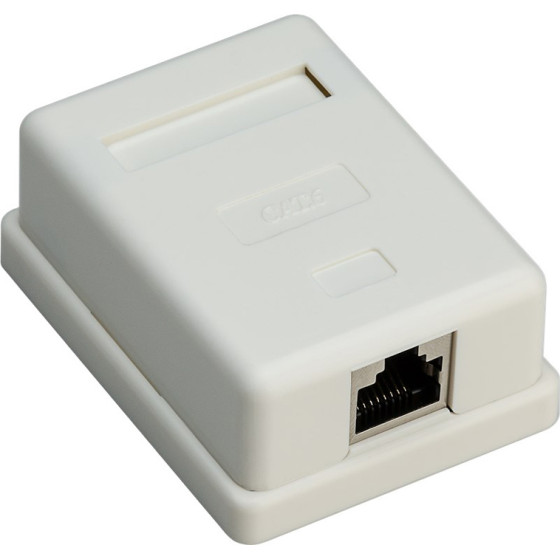 Goobay ��������� ����� ������� 1 ���� RJ45, Cat 6 STP, ����� - (77634)