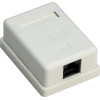 Goobay ��������� ����� ������� 1 ���� RJ45, Cat 6 UTP, ����� - (77632)