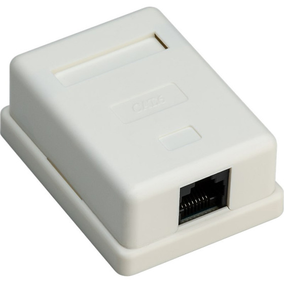 Goobay ��������� ����� ������� 1 ���� RJ45, Cat 6 UTP, ����� - (77632)