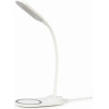 Gembird Desk Lamp With Wireless Charger White - (TA-WPC10-LED-01-W)