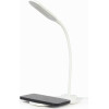 Gembird Desk Lamp With Wireless Charger White - (TA-WPC10-LED-01-W)