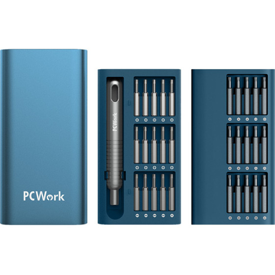 PCWork PCW08A 30in1 Precision Screwdriver Set (30 Magnetic BITS)
