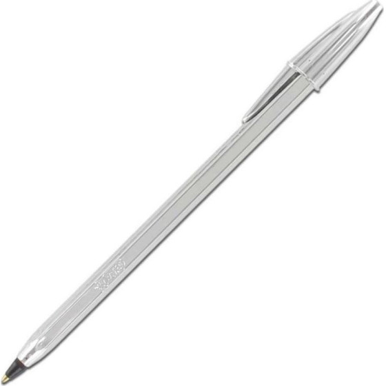 BIC Ballpoint 1.0mm Cristal Original Shine Silver (�����) - (921339)