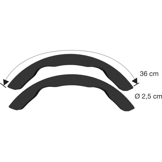 Simoni Racing �������������/�������������� ��������� �������� Black Velvet 36cm/2,5cm - 2 TEM. - (CVT/AN)